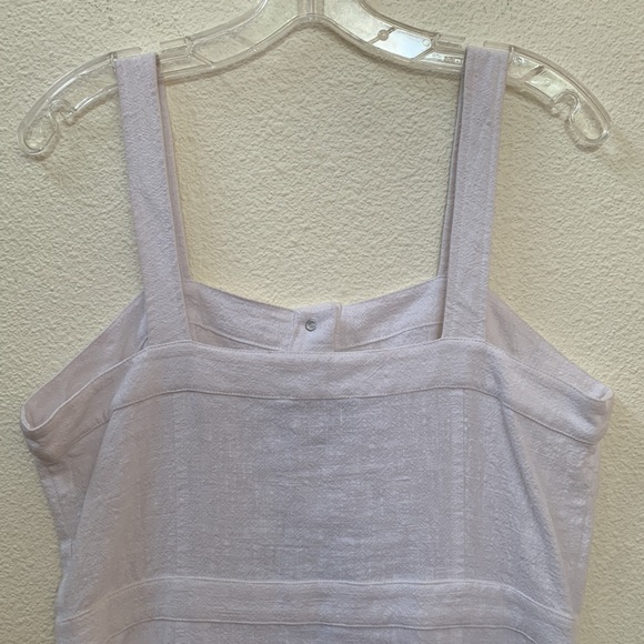 NWT Skies Are Blue SNAP White Linen Button Up Dress. Size S/M - Picture 8 of 11